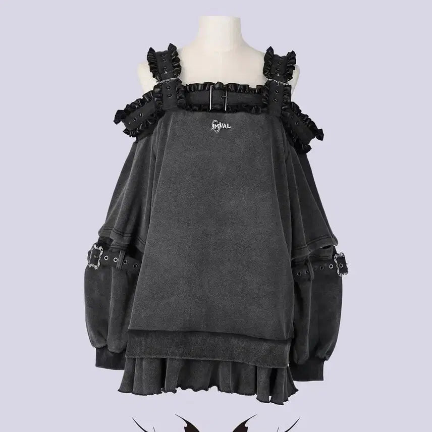 [BUNJANG] Qooza Punk Style Dress / Qooza 쿠자 지뢰계 서브컬쳐 펑크