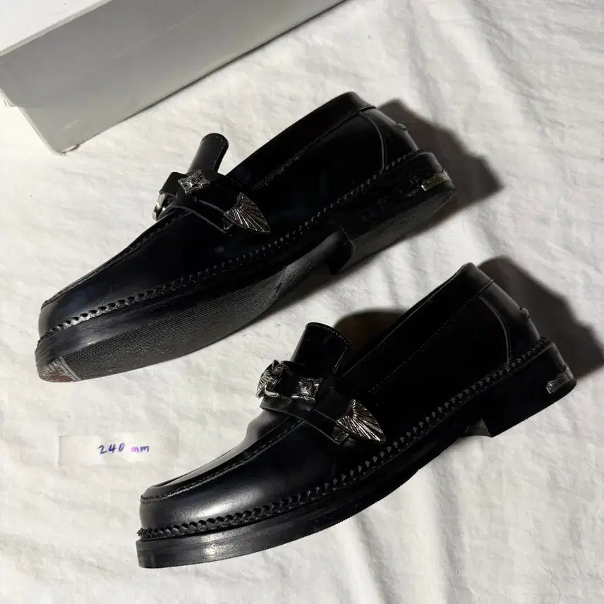 [BUNJANG] TOGA PULLA Black Loafers 240mm / TOGA PULLA 토가풀라 블랙 로퍼 240mm
