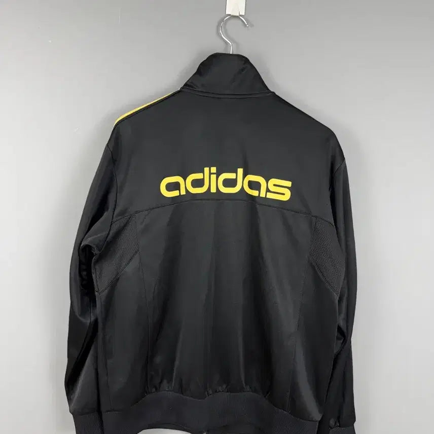 [BUNJANG] Adidas 3-Stripes Track Top Black Yellow / 아디다스 삼선 트랙탑 블랙 옐로우 E120
