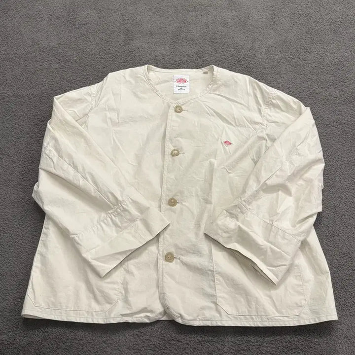 [BUNJANG] Danton Cotton Weather Collarless Short Jacket / [정품/38] DANTON 단톤 코튼 웨더 카라리스 숏 자켓