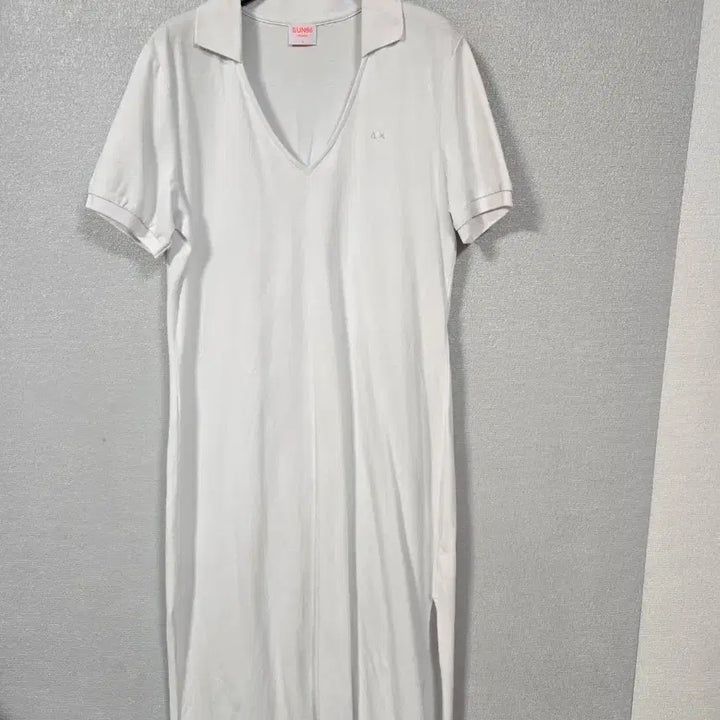 [BUNJANG] SUN68 White Collar Dress Size 66 / SUN68 AX 화이트 카라 원피스 66