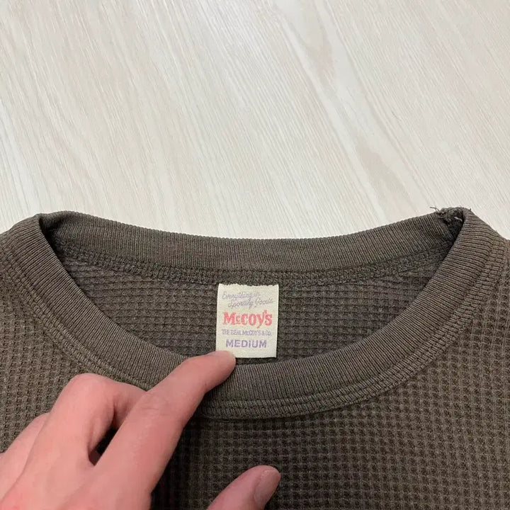 [BUNJANG] Real McCoy Buco Thermal Waffle Long Sleeve T-Shirt / 리얼맥코이 부코 써멀 와플 티셔츠 롱슬리브 긴팔