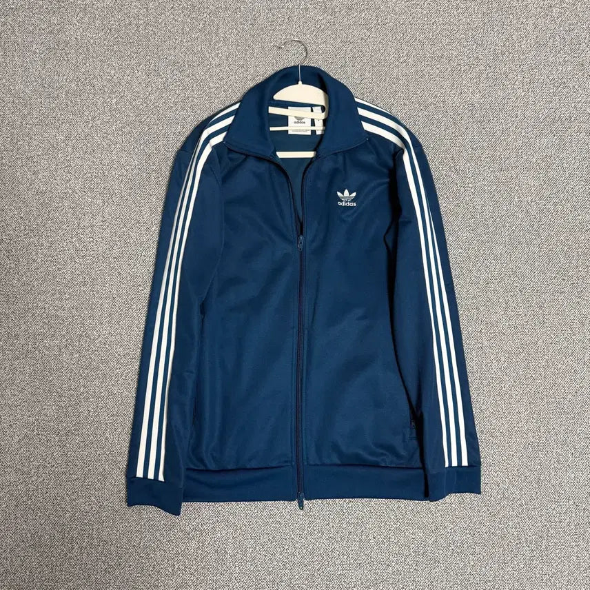 [BUNJANG] Adidas Beckenbauer Jersey Track Top - Marine Blue, Size M / 아디다스 베켄바우어 져지 마린 블루 M 트랙탑