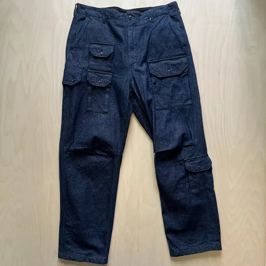[BUNJANG] Engineered Garments Flight Denim Pants Indigo 12oz / 엔지니어드 가먼츠 플라이트 데님 팬츠 ( L )