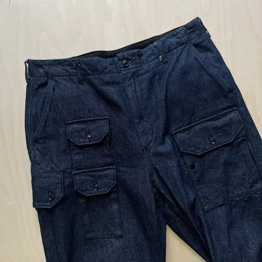 [BUNJANG] Engineered Garments Flight Denim Pants Indigo 12oz / 엔지니어드 가먼츠 플라이트 데님 팬츠 ( L )