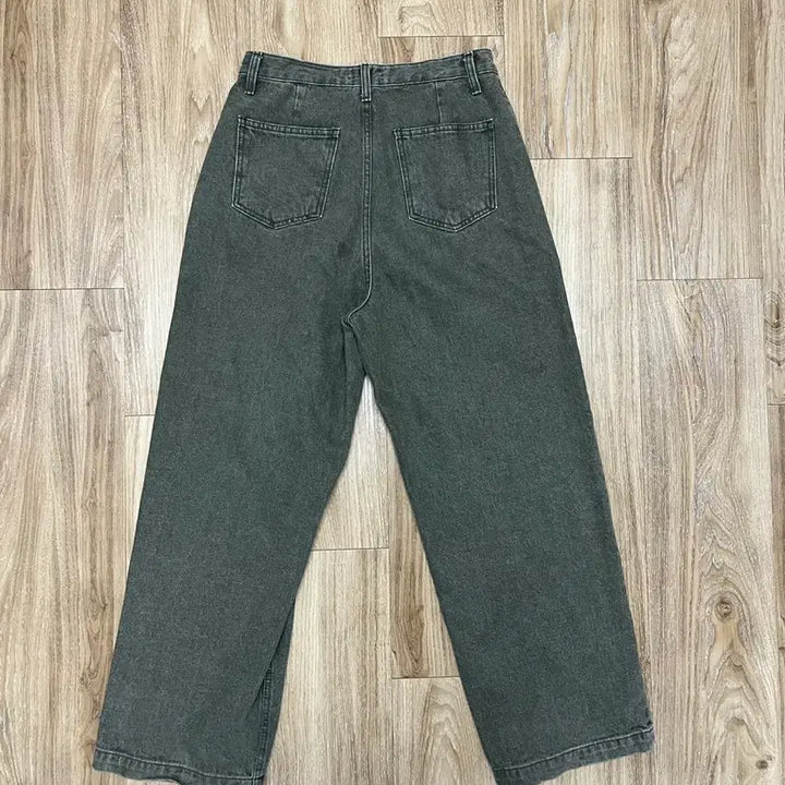 [BUNJANG] Hirisk Khaki Wide Leg Jeans (29 inch waist) / Hirisk 카키 와이드 청바지 29