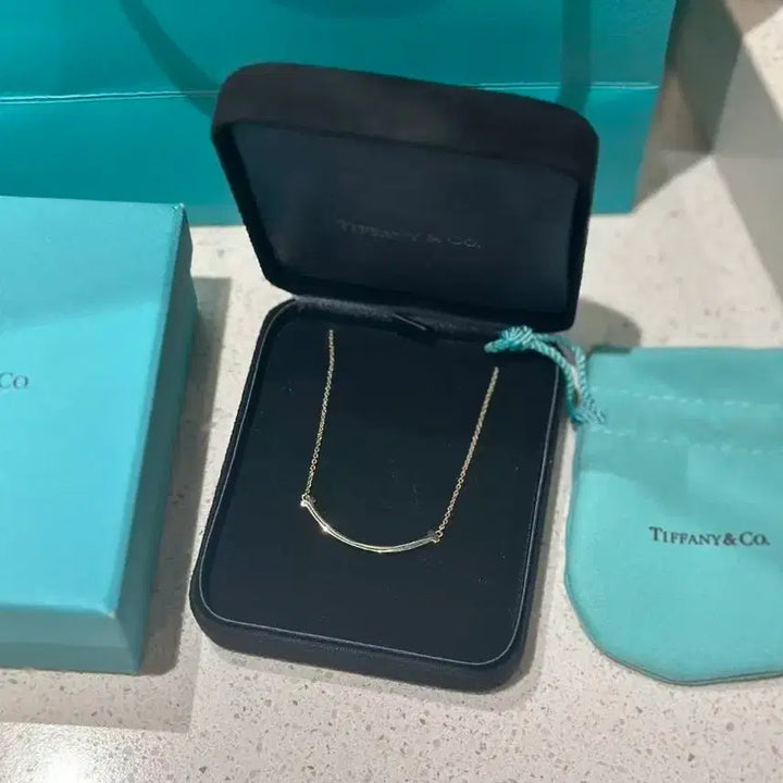 [BUNJANG] Tiffany &amp; Co. Smile Pendant Necklace / 티파니앤코 스마일 펜던트 목걸이