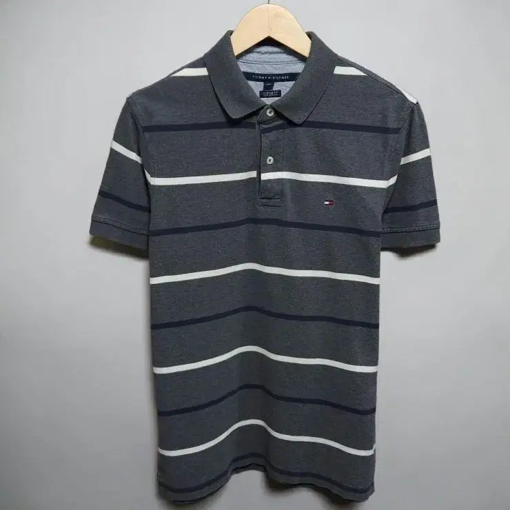 [SOLD OUT] 100 TOMMY 타미힐피거 반팔 카라티 스트라이프