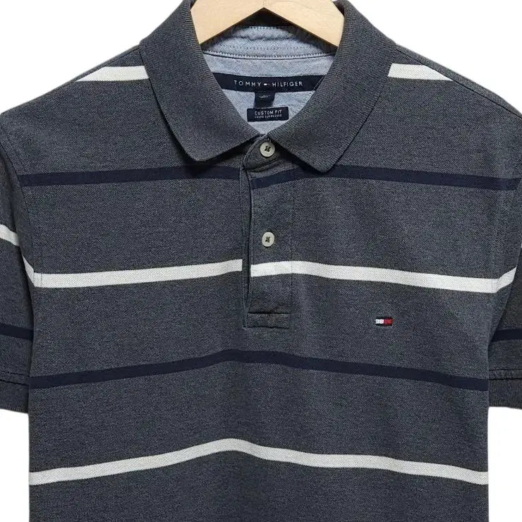 [SOLD OUT] 100 TOMMY 타미힐피거 반팔 카라티 스트라이프