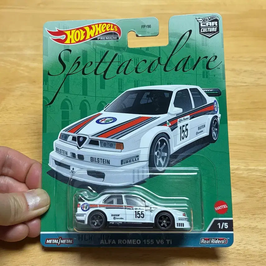 [BUNJANG] Hot Wheels Premium Alfa Romeo 155 V6 Ti Die-cast Car / 핫휠 프리미엄 알파 로메오 155 V6 Ti 미니카 다이캐스트