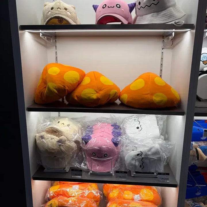 [BUNJANG] Lotte World MapleStory Orange Mushroom Hat / 롯데월드 메이플스토리 주황버섯모자