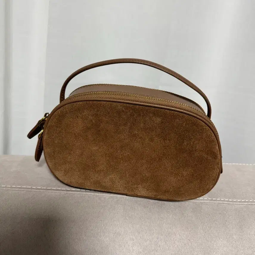 [BUNJANG] Hansome RAD Ball Cube Cosmetic Mini Crossbody Bag / 한섬 래드 볼큐브 코스매틱 미니 크로스백 소가죽