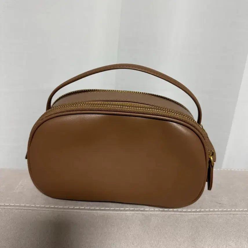 [BUNJANG] Hansome RAD Ball Cube Cosmetic Mini Crossbody Bag / 한섬 래드 볼큐브 코스매틱 미니 크로스백 소가죽