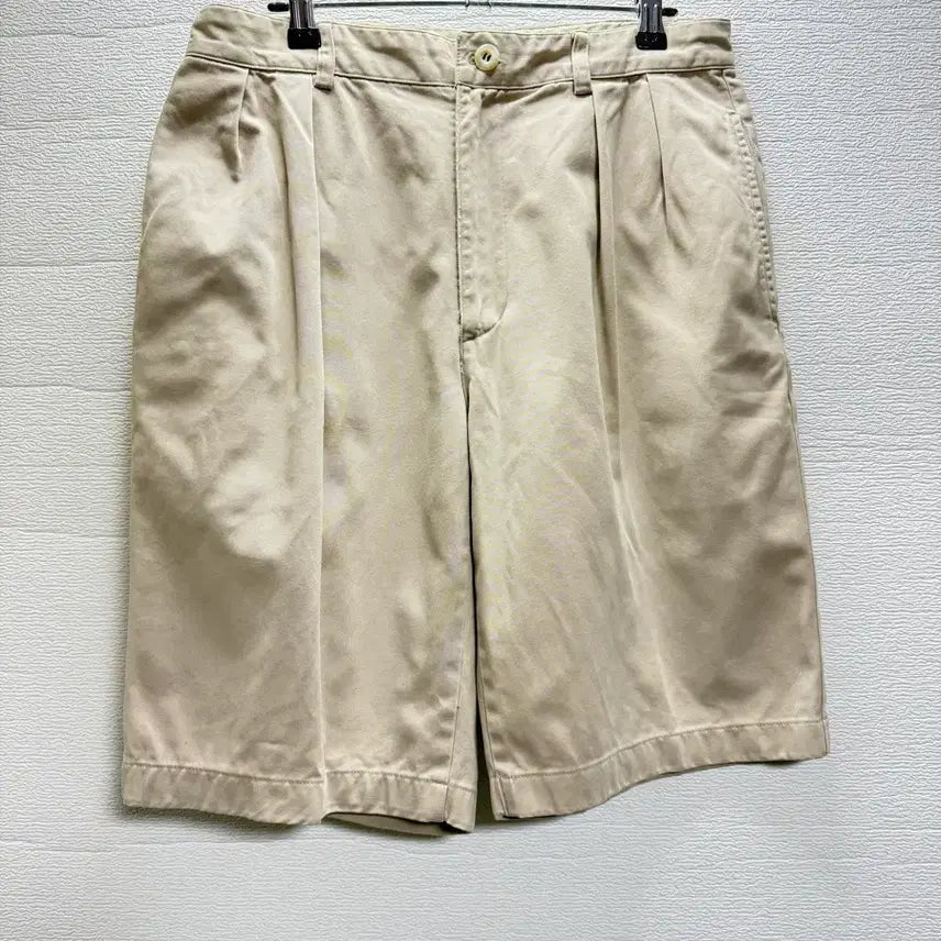 [BUNJANG] Polo Ralph Lauren Beige Cotton Shorts / 폴로 랄프로렌 베이지 면 반바지