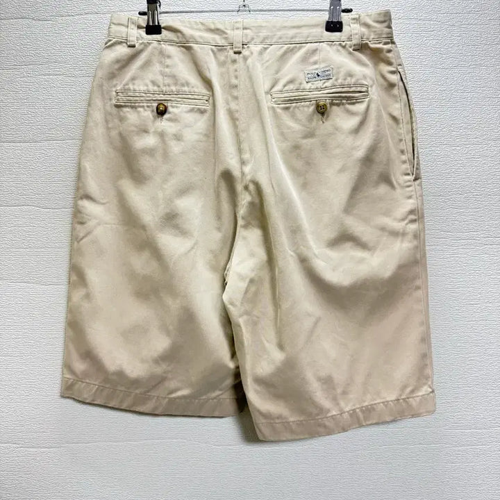 [BUNJANG] Polo Ralph Lauren Beige Cotton Shorts / 폴로 랄프로렌 베이지 면 반바지