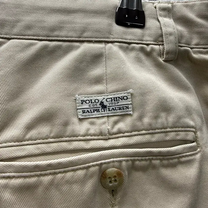 [BUNJANG] Polo Ralph Lauren Beige Cotton Shorts / 폴로 랄프로렌 베이지 면 반바지