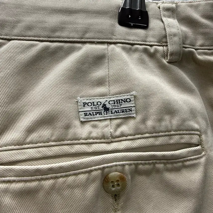 [BUNJANG] Polo Ralph Lauren Beige Cotton Shorts / 폴로 랄프로렌 베이지 면 반바지