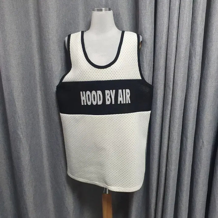 [BUNJANG] Lettering Mesh Sleeveless Top / 레터링 매쉬 민소매