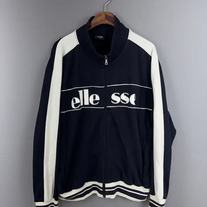[BUNJANG] ellesse Big Logo Track Jacket Navy E122 Size 105 / 엘레쎄 빅로고 트랙자켓 네이비 E122