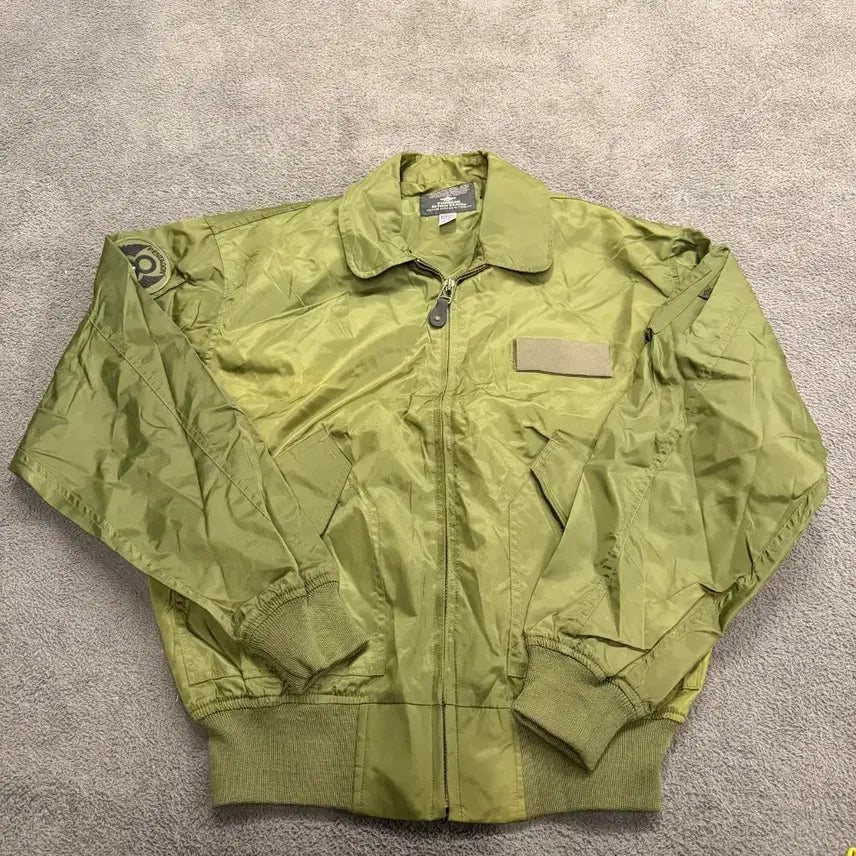 [BUNJANG] Vintage Khaki Military Style Bomber Jacket (XL) / [정품/XL] 빈티지 카키색 밀리터리 스타일 봄버 자켓