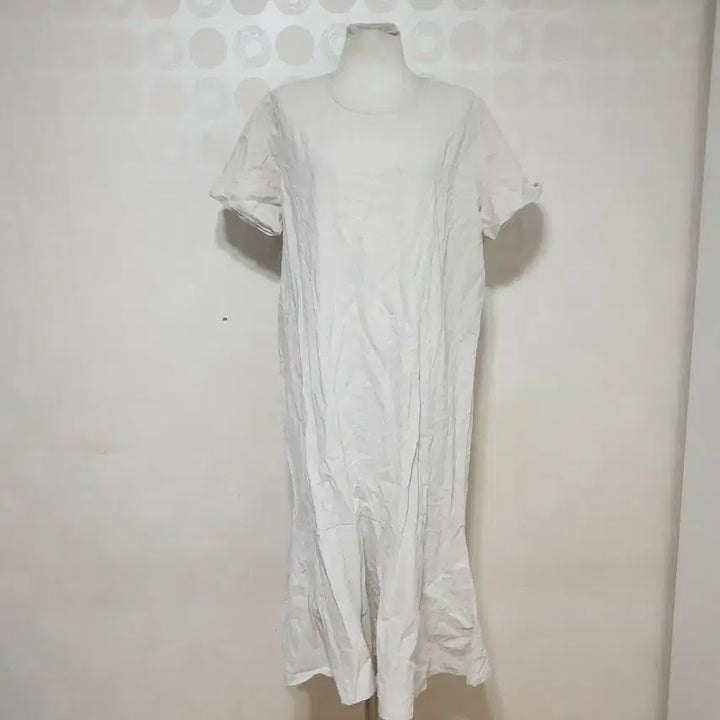 [BUNJANG] Beige Linen Long Dress - Size 88 / 베이지원피스88/린넨원피스88/롱원피스88/원피스88