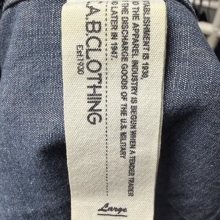 [BUNJANG] CAB Clothing Chambray Work Shirt / CAB clothing 캡클로딩 샴브레이 워크셔츠
