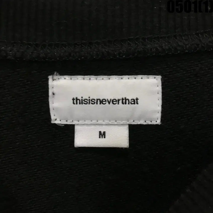 [BUNJANG] thisisneverthat Black Sweatshirt M / 디스이즈네버댓 블랙 맨투맨 티셔츠 m
