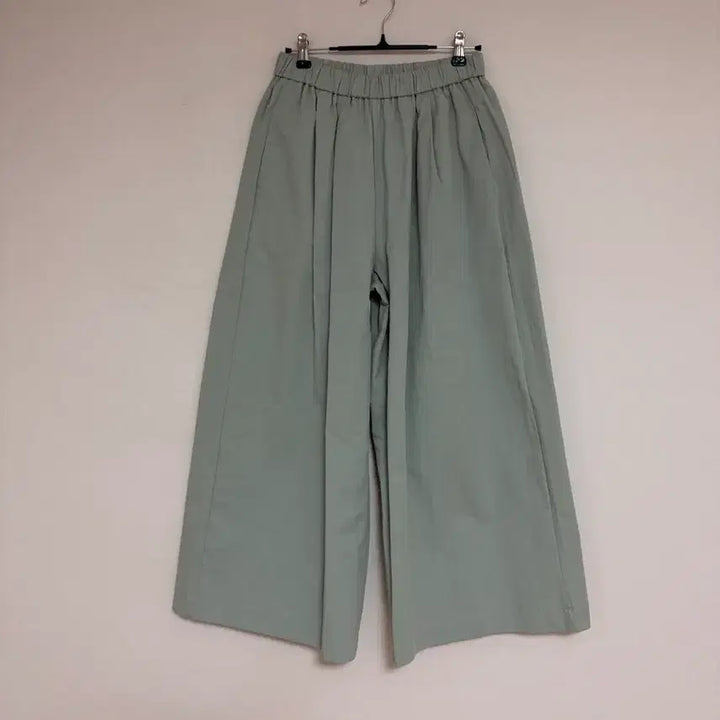 [BUNJANG] Mint Wide-Leg Banding Slacks / 밴딩와이드 바지 <새옷