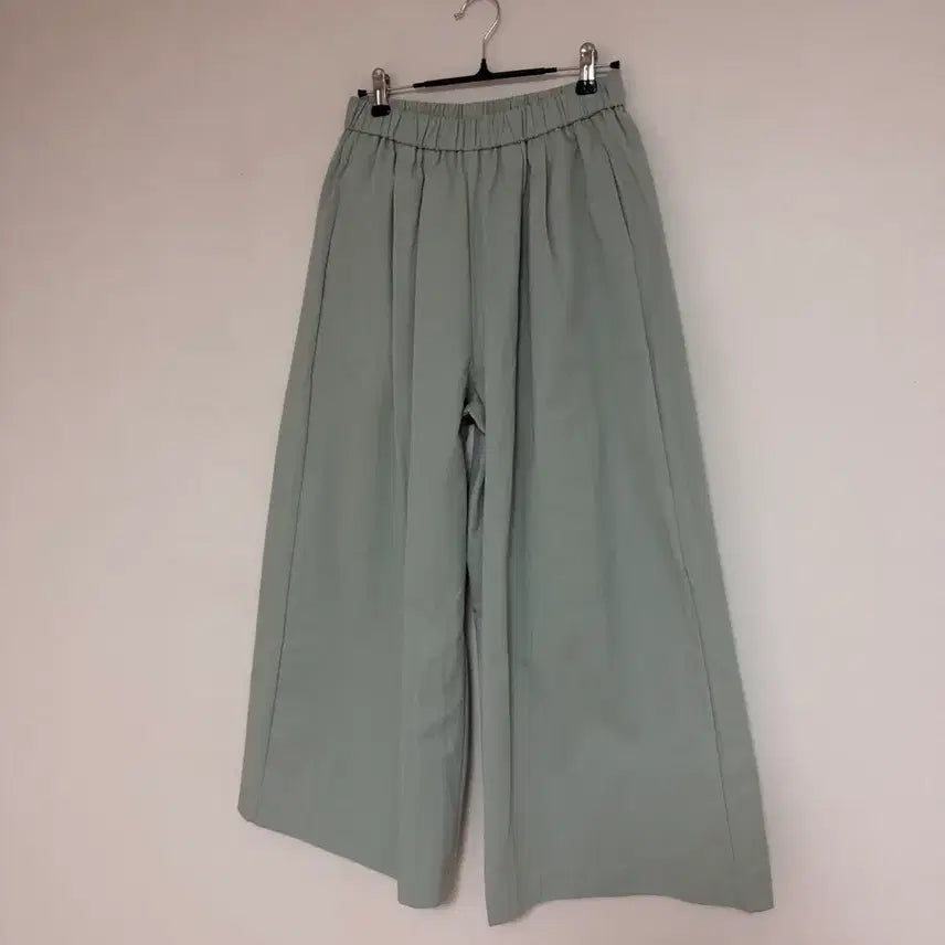 [BUNJANG] Mint Wide-Leg Banding Slacks / 밴딩와이드 바지 <새옷