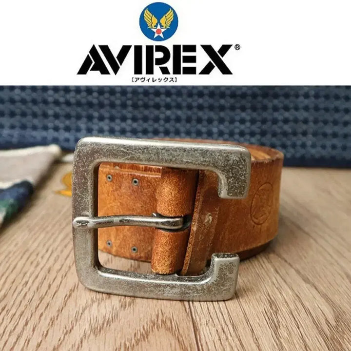 [BUNJANG] Avirex 90s Vintage Cowhide Leather Belt / 90s avirex 아비렉스 빈티지 소가죽 벨트