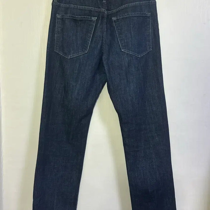 [BUNJANG] HUGO BOSS Leather Patch Denim Pants Indigo / 휴고보스 백가죽패치 데님팬츠/32-33/인디고