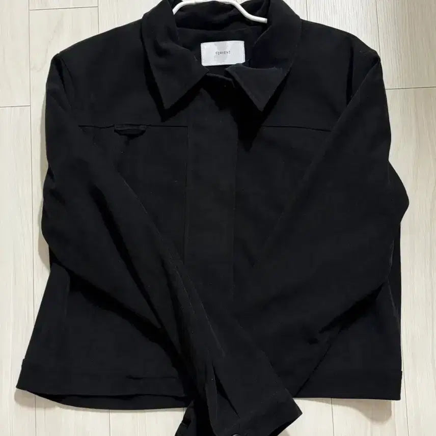 [BUNJANG] Luvour Suede Black Jacket / [리브아워]스웨이드 블랙 자켓