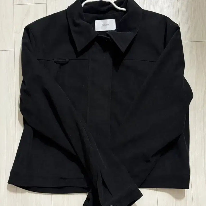 [BUNJANG] Luvour Suede Black Jacket / [리브아워]스웨이드 블랙 자켓