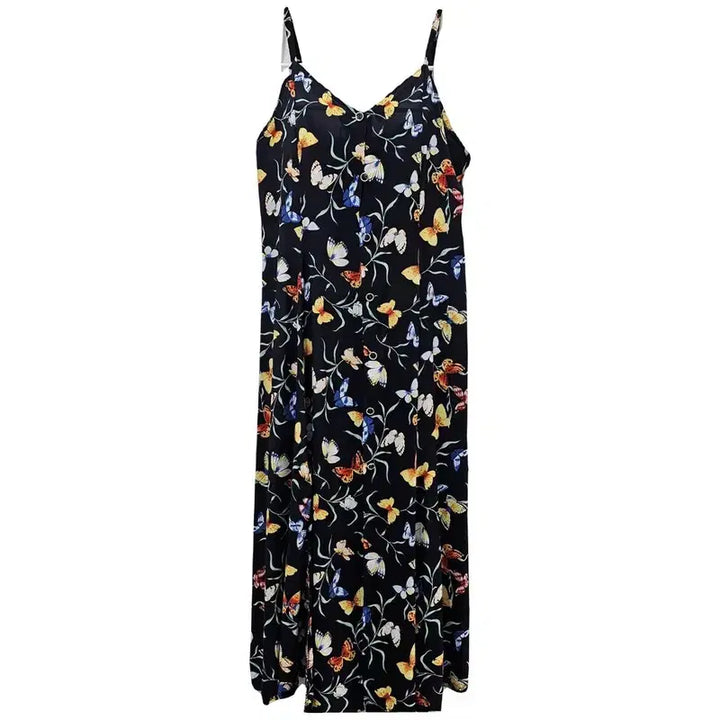 [BUNJANG] European Import Long Dress Black Viscose / 유럽수입 롱 원피스 여 J4069