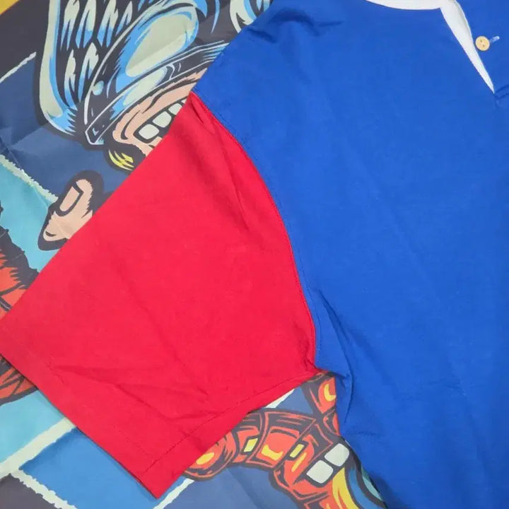 [BUNJANG] Polo Ralph Lauren Volleyball Henleys T-Shirt / Polo Ralph Lauren Volleyball 헨리넥 반팔 M