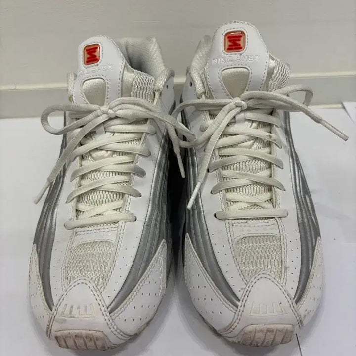 [BUNJANG] Nike Shox R4 White Metallic Silver (Women&