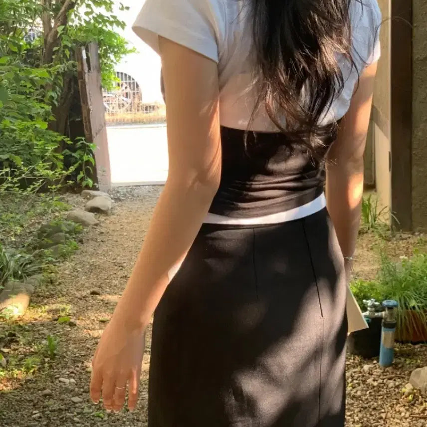 [BUNJANG] Avoe Classic Maxi Long Skirt Black M / 아보에 클래식 맥시 롱스커트 블랙 M