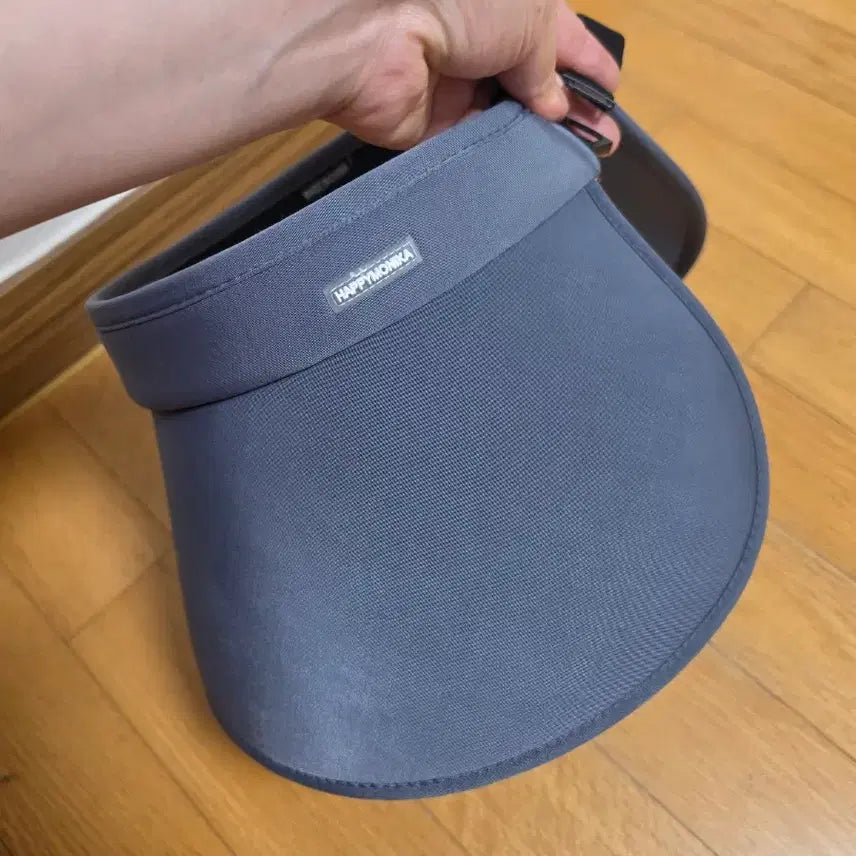 [BUNJANG] Blue/Gray Sun Cap Hat / 블루/그레이 썬캡 모자