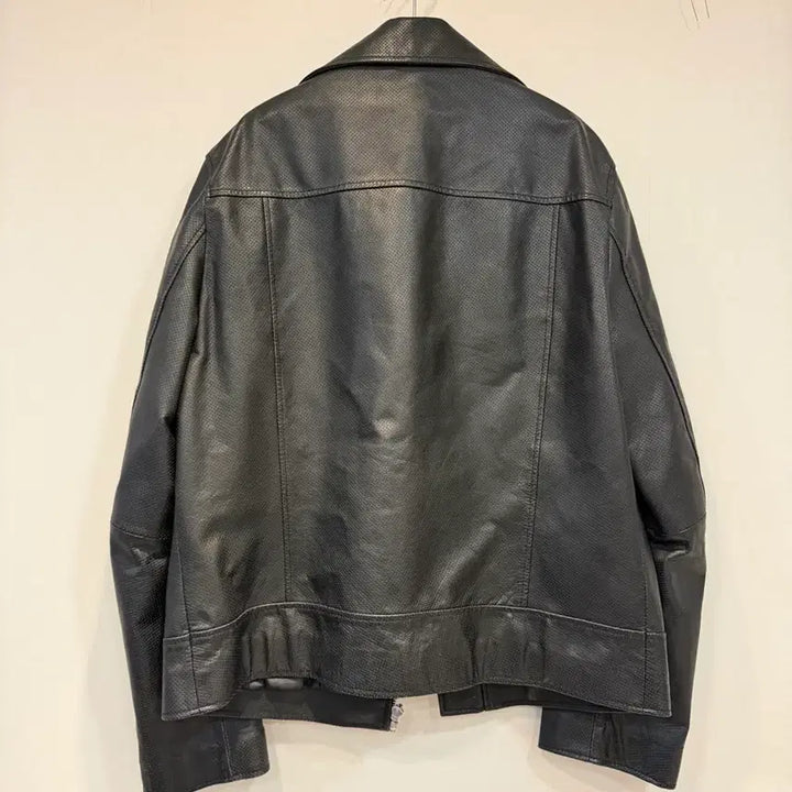 [BUNJANG] Mavello Lambskin Perforated Rider Jacket XL / 마벨로 양가죽 라이더 자켓 XL