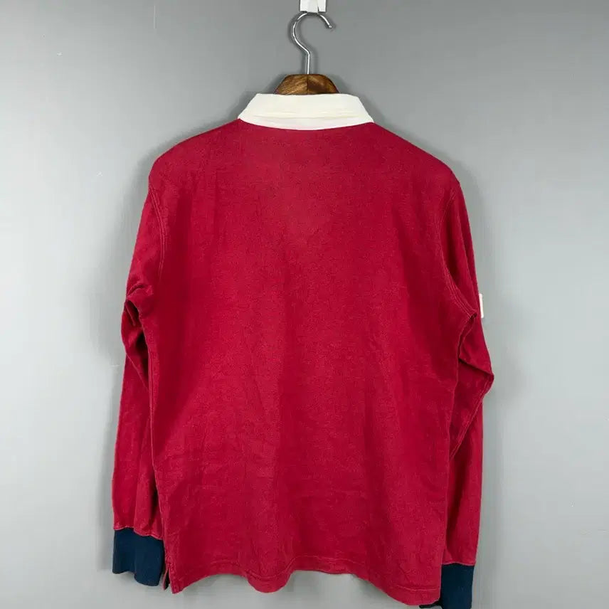 [BUNJANG] Champion Vintage Burgundy Rugby Shirt / 챔피온 빈티지 버건디 럭비 셔츠 E126