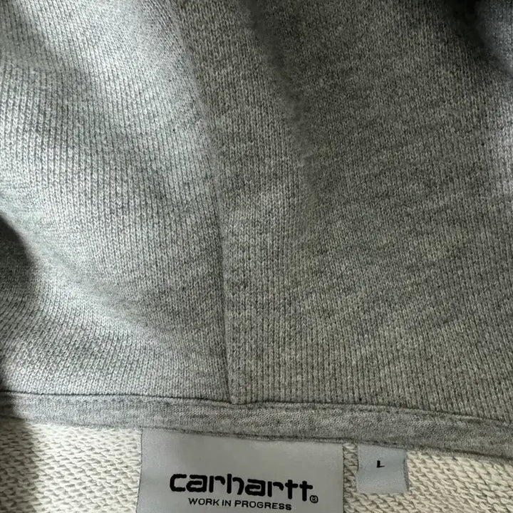 [BUNJANG] Carhartt WIP Hooded Zip-Up Sweatshirt Grey L / 칼하트wip 후드집업 그레이 (L)