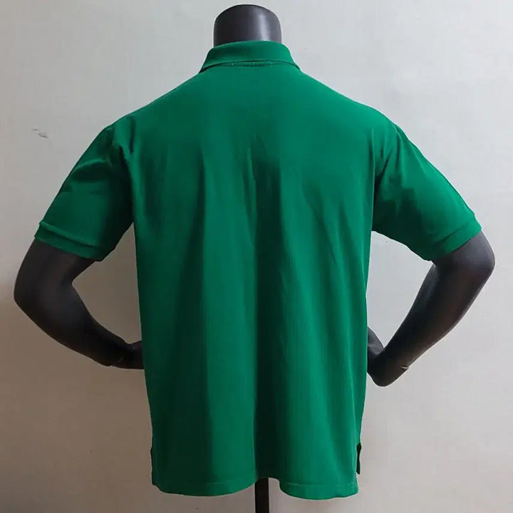 [BUNJANG] Burberry Green Short Sleeve Polo Shirt Size 105 / 버버리 그린 반팔 폴로티 105