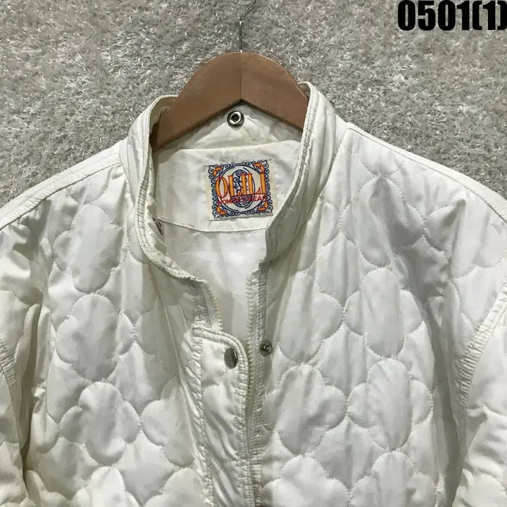 [BUNJANG] Oilily White Quilting Jacket L / 오일릴리 화이트 퀼팅 자켓 L
