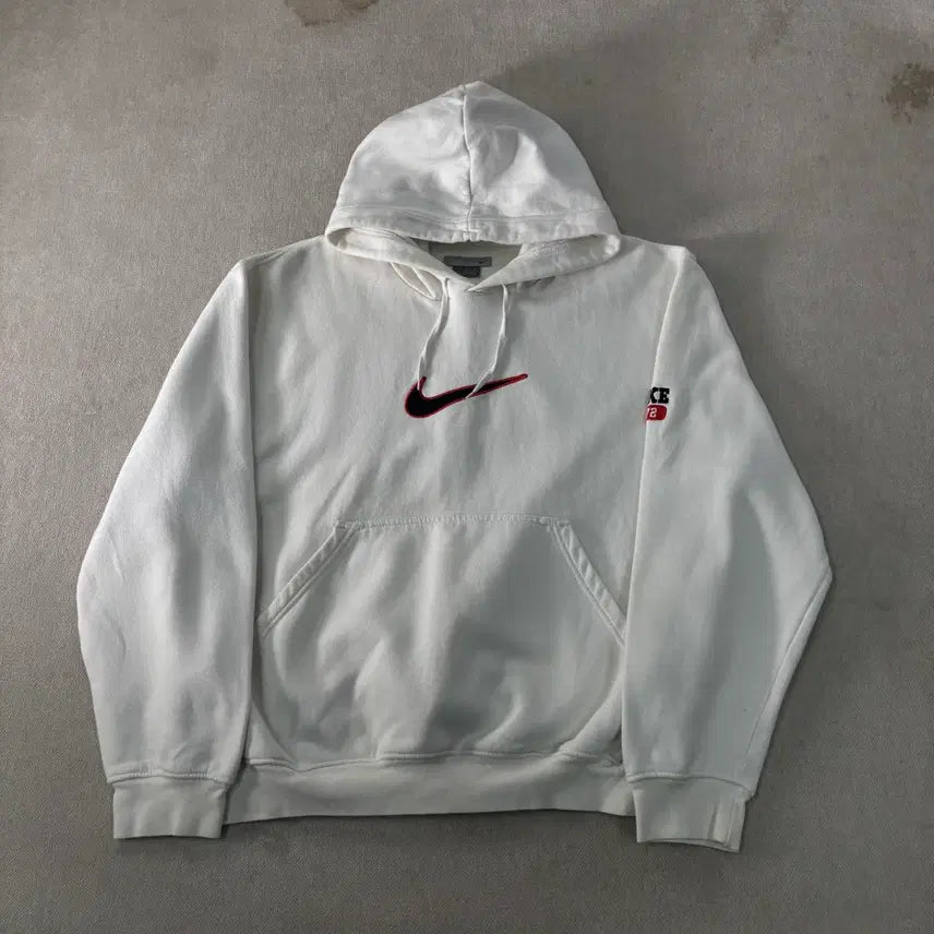 [BUNJANG] Nike 00s Center Logo Boxy Hoodie / 100 나이키 00s 센터로고 박시 후드티