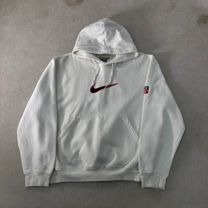 [BUNJANG] Nike 00s Center Logo Boxy Hoodie / 100 나이키 00s 센터로고 박시 후드티