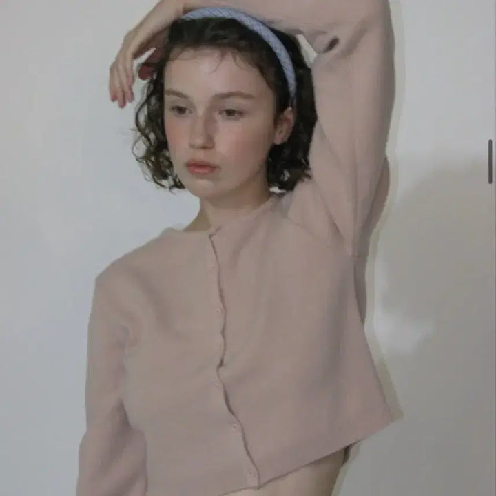 [BUNJANG] Without Summer Basic Round Cardigan Pink / [위드아웃썸머] 베이직 라운드 가디건 핑크