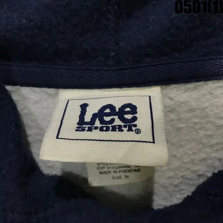 [BUNJANG] Lee New York Yankees Grey/Navy Colorblock Hoodie (M) / LEE 뉴욕 양키스 회색/네이비 후드티 m