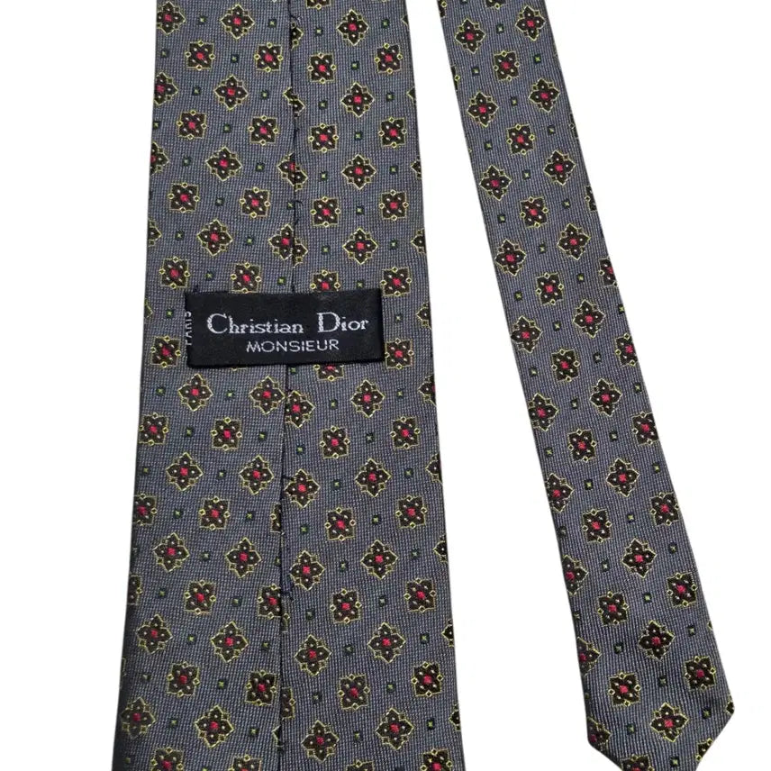 [BUNJANG] Christian Dior Monsieur Vintage Pattern Necktie / Christian Dior 크리스챤 디올 무슈 빈티지 패턴 넥타이
