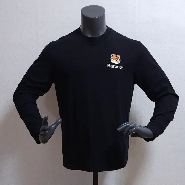 [BUNJANG] Barbour x Maison Kitsuné Collaboration Sweatshirt / 바버 메종키즈네 콜라보 맨투맨 100