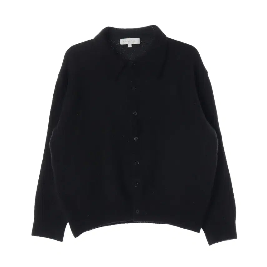 [BUNJANG] Brown Yak 21FW Wool Blend Collar Button Knit Cardigan / 브라운야드 21FW 울 블렌드 카라 버튼 니트 가디건